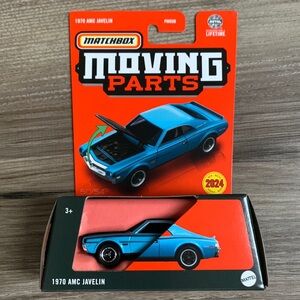1970 AMC Javelin Moving Parts Matchbox Blue Car MB1457 Diecast 1970s 70s 2024 🆕